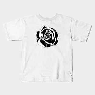 Contrast Rose Kids T-Shirt